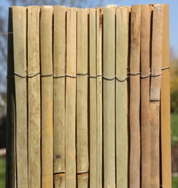 3m x 15m bambusmatte bambus sichtschutzmatte zaun sichtschutz matte geschnitten 1