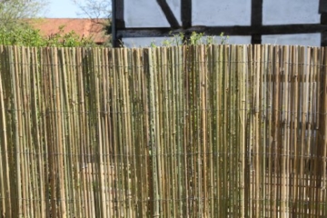 3m x 15m bambusmatte bambus sichtschutzmatte zaun sichtschutz matte geschnitten 2