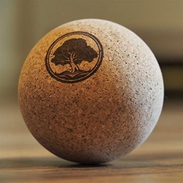 awora faszienball aus 100 natur kork fuer selbstmassage massageball fuer faszien 3