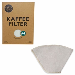 earthtopia 3er set wiederverwendbare kaffeefilter aus stoff 100 hanf filtertuete