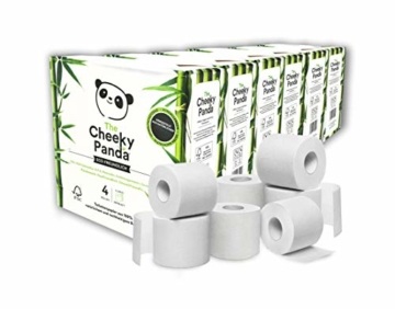 the cheeky panda toilettenpapier aus bambus maxi 24er packung 6 packungen mit je