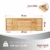 bar nys badewannenablage aus bambus braun 75x25x2cm tablett holz zur ablage robu 1