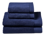 Cottera® Handtücher 4er Set in Blau | Premium &#038; nachhaltig