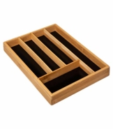 Besteckkasten aus Bambus – Organizer für Küchenschublade