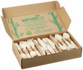 Besteck-Set aus weißem Birkenholz | biologisch abbaubar