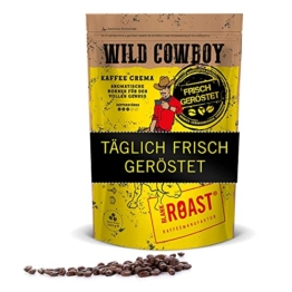 BLANK ROAST Wild Cowboy | Frisch geröstete Kaffeebohnen | Crema | 500g ganze Bohne