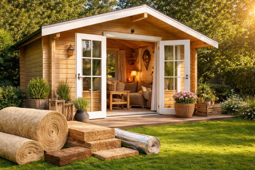 Gartenhaus d&auml;mmen