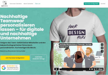 Shirt Waiter - dein Partner f&uuml;r nachhaltige Teamwear